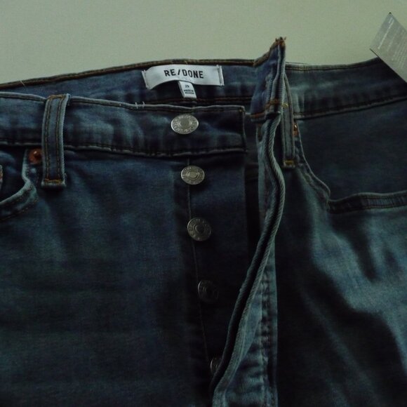 RE/DONE WOMEN 70S HIGH RISE STOVE PIPE MIDIUM WASH JEANS SIZE 29 NEW WITH TAGS - Picture 4 of 5